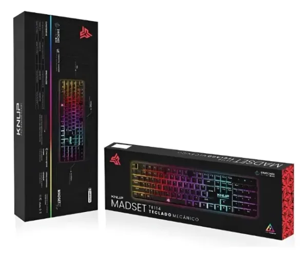 TECLADO GAMER MECÂNICO USB SWITCH AZUL KP-TE114