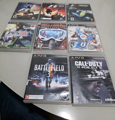 8 JOGOS DE PS3 COMBO