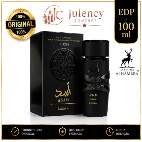 Lattafa Asad Elixir Original 100ml | Perfume Masculino