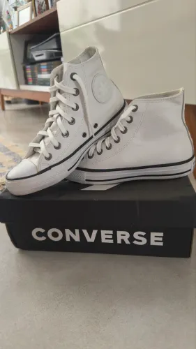 Tênis All Star Branco Couro ORIGINAL 