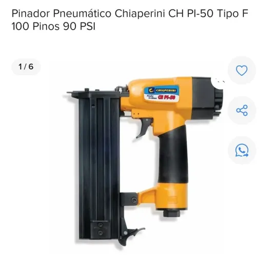 Pinador pneumático Chiaperini CH PI-50 tipo f 100pinos 90 PSL