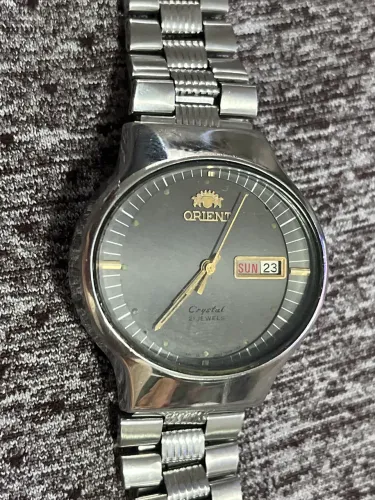 Relógio orient Maracanã automático Grey