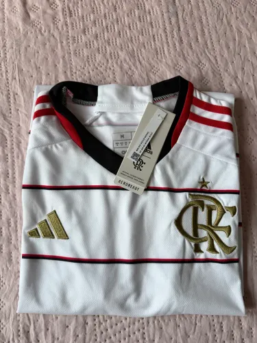 Camisa Flamengo Adidas 23/24 (Branca) Tam M