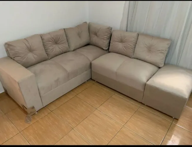 Sofá de canto novo - promoção colchomix 