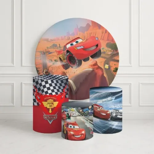 Kit painel tema Carros/ Display de chão/ Tecido impermeável