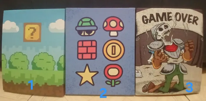 Quadro decorativo super Mario 