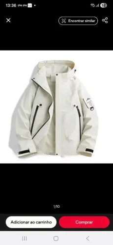 Jaqueta masculina escalada ao ar livre Off-White 