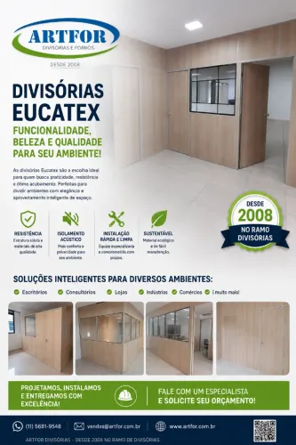 Divisórias para Escritórios, Divisórias Ambiente, Divisórias para Salas Comerciais,