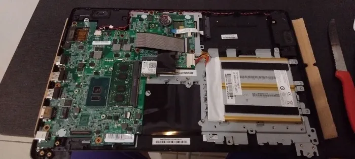 Placa mãe notebook positivo