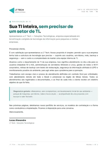 Suporte de TI para sua empresa