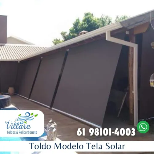 Toldos em Tela Solar Screen 5%