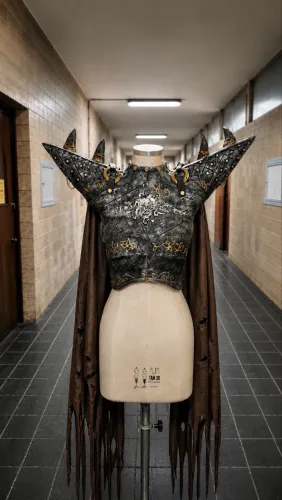 Figurino histórico feito a mão