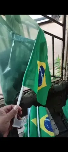 Temos bandeira para vidro do carro do Brasil 