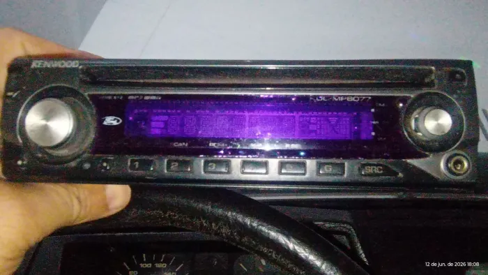 Som automotivo Kenwood KD mp 8077