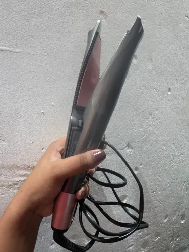 Prancha Alisadora e Modeladora Mondial Twist P-29 (Grafite/Golden Rose)