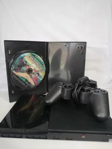 PS2 funcionando + 2 controles e cabos