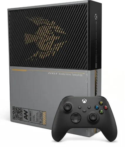 Xbox One Fat 1TB edição COD Advanced Warfare + 1 controle e 16 jogos