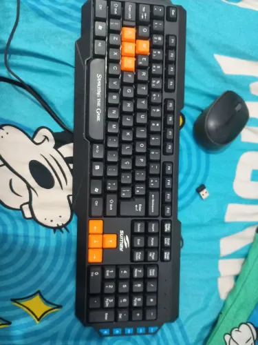 teclado gamer e mouse Logitech sem fio