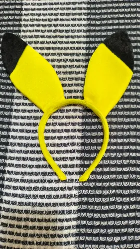 Acessório de cabeça infantil personalizado - Pikachu