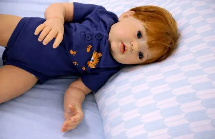 Reborn Menino Com Acessórios