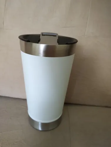 Copo térmico branco novo