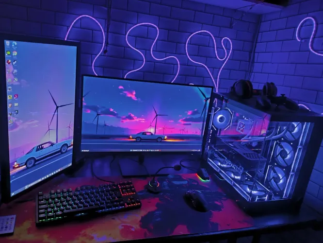Pc Gamer Completo Ryzen 7 RTX3080 1Tb M2 16GB