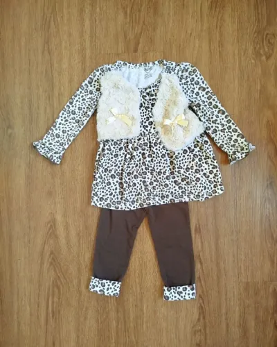 Conjunto de Oncinha Hearts Tamanho 24 meses 