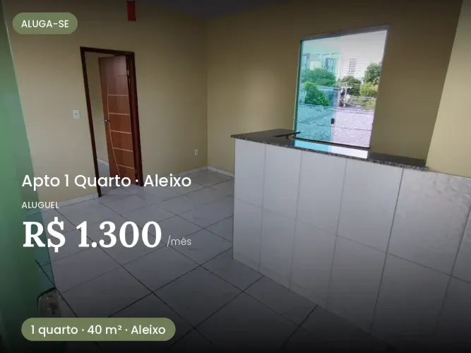 ALUGO APTO - ALEIXO 1 QUARTO