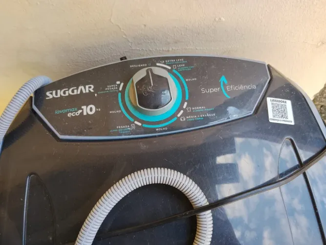 Lavadora semiautomática(tanquinho)Suggar Lavamax Eco 10kg