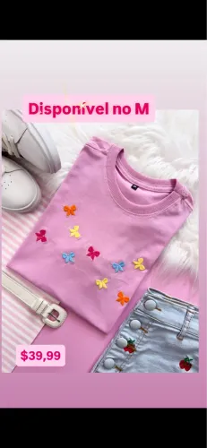 ?T-shirts bordadas que combinam com tudo ?