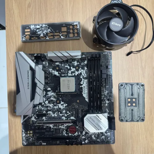 Ryzen 7 5700G + ASRock B450M Steel Legend + Cooler