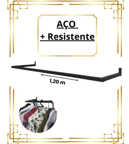 Arara grande para roupas