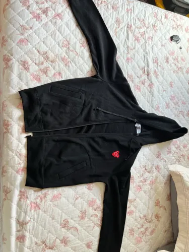 Moletom zíper cdg comme des garcons