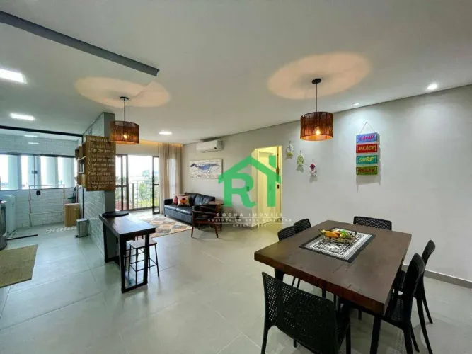Apartamento Reformado, 2 Dormitórios (1 Suíte), 1 Vaga, Lazer, Tombo - Guarujá/SP
