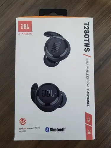 Fone de ouvido JBL t280tws preto
