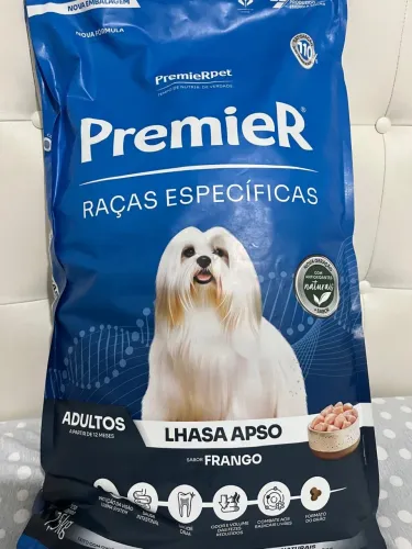 Ração Premier Raças Específicas Lhasa Apso Adultos Sabor Frango - 7,5kg