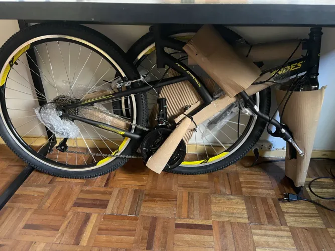 Bicicleta Caloi Andes R26 Aro 26 Preto