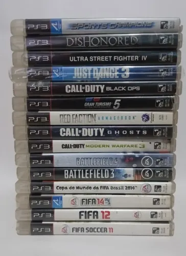 Lote de jogos de playstation 3 ps3