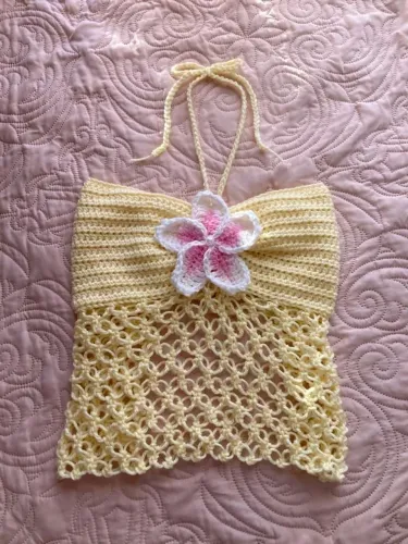 Blusa crochê artesanal