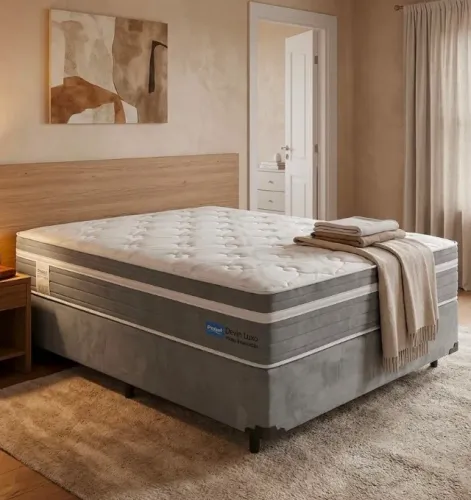 Cama Casal Devin Luxo - Probel Molas ensacadas individualmente!