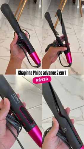 Prancha chapinha 2 em 1