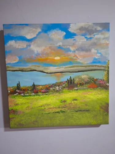 Pintura sobre tela 50cmx50cm
