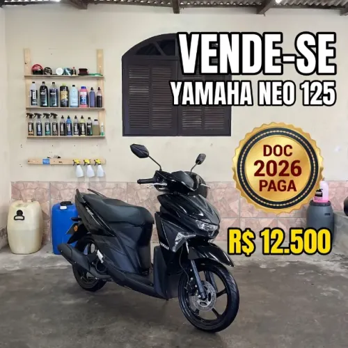 Yamaha Neo 125 Automática - Impecável | 17.000 km | Doc 2026 Pago