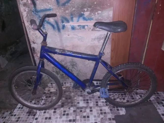 Bicicleta aro 20 azul