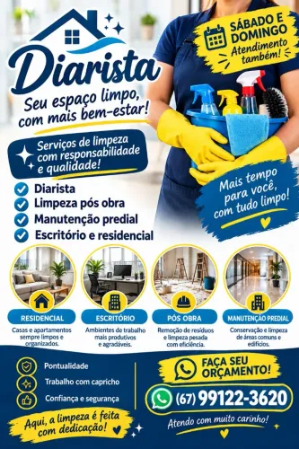 Limpeza e manutenção ?