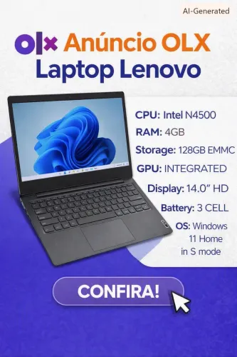 Notebook Lenovo Gamer (Novo)