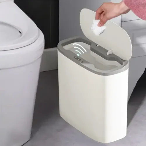 Lixeira Inteligente com Sensor para Banheiro e Cozinha 14 Litros Novo