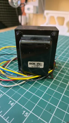 Transformador de saída Schatz para amplificador valvulado ultralinear 30W 3k4 - 4, 8 ohms