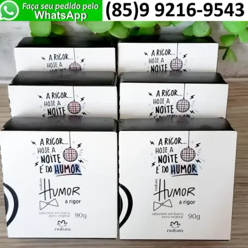 Kit 4 Sabonetes em Barra 90g Humor a Rigor Natura