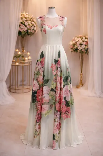 Vestido para casamento diurno